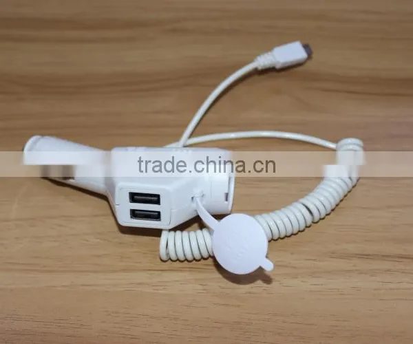 2-port Hot Sales 2015 Universal Car Charger Sprial Cable photo-3