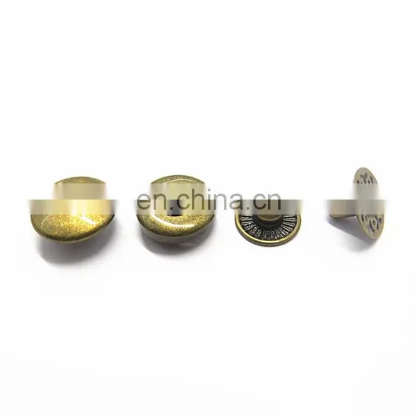 12mm Round Brass Metal Snap Button Push Button for Clothes photo-4