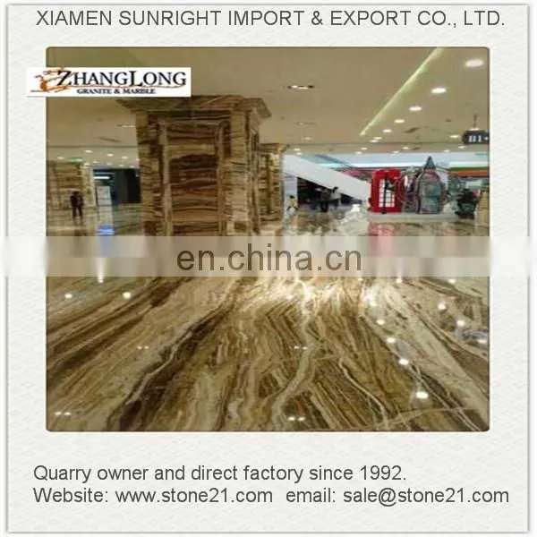 Backlit /Back Lighting Honey Yellow Wood Vein Onyx Slab photo-5