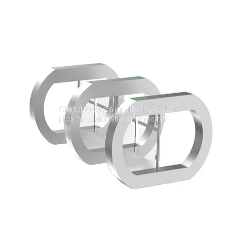 Access Control Turnstile Swing Barrier/ Optical Swing Barrier Turnstile/ Waist High Swing Turnstile photo-2