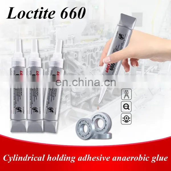 50ml Loctiter 660 Glue High Strength Shaft Pin Repair Anaerobic Adhesive Motor Bearing Holding Filling Cylindrical Sealing photo-5