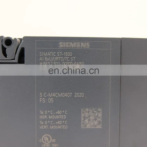 6ES7531-7KF00-0AB0 Simatic Analog Input Module 6es7531-7lh00-0ab0 PLC S7-1500 Analog Input Module photo-5