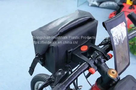Direct Factory Custom Bicycle Bike Handlebar Bag Waterproof Bicycle Phone Front Frame Bag photo-3