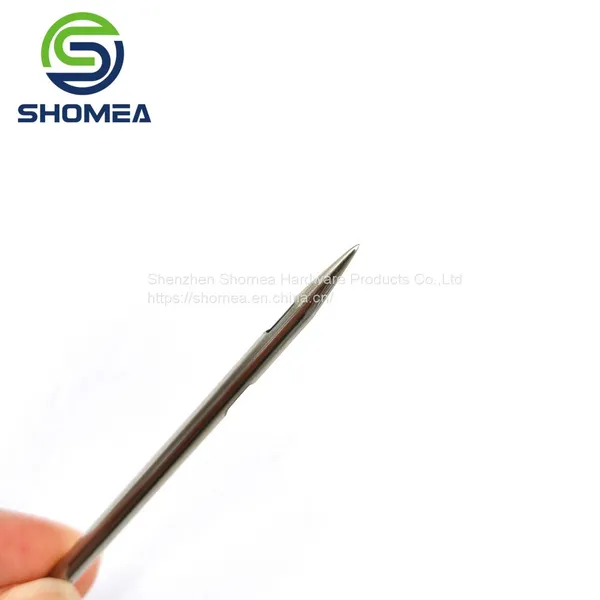 Shomea Customized Thin Wall Stainless Steel Cut Slot Needle Cannula With Pencil Point Tip photo-2