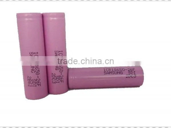 Original Samsung Inr18650-26f Batteries High Discharge 3.7v Battery Pack for Shaver photo-2