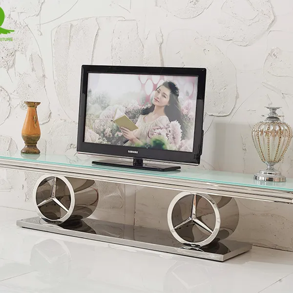 Foshan Supplier Glass tv Cabinet Stand Tables and Television Table for Room