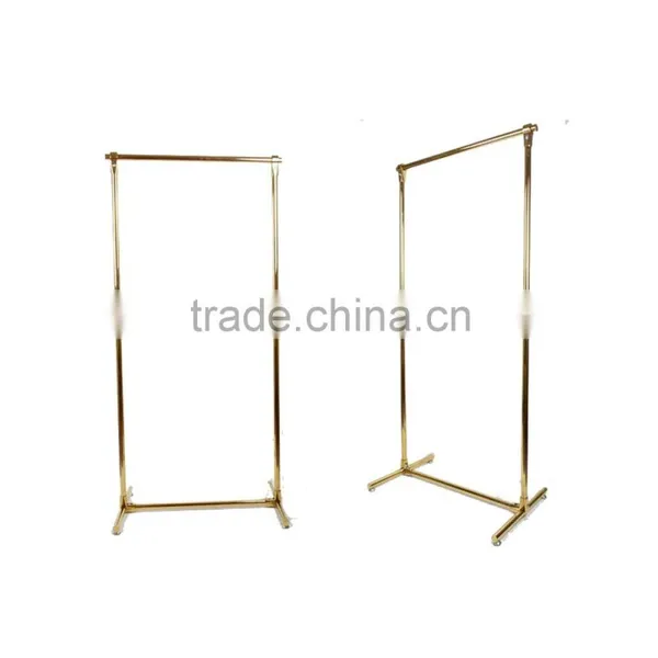 Fashional Metal Titanium Gold Clothes Display Stand Clothes Display Holder photo-2