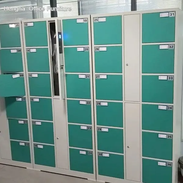 Custom Electronic Parcel Locker Hengna Brand Blue/Green/Red Color Options School University Campus Student Storage Solution photo-4
