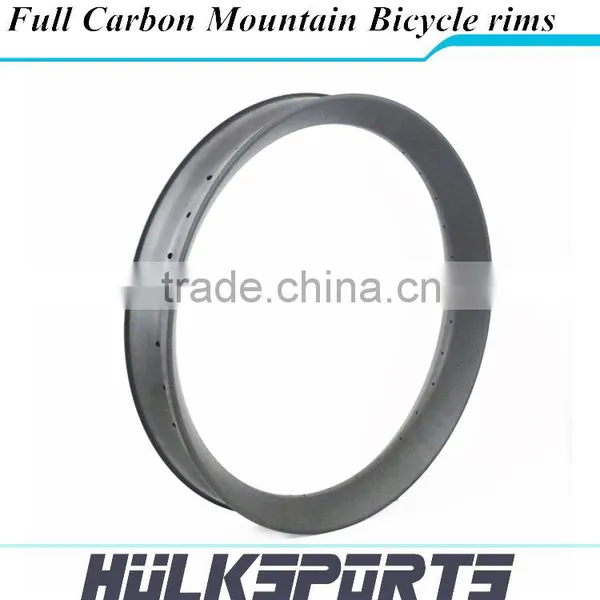 Full Carbon Hookless 26er Width 100mm Tubuless Bike Rim Fiber Mountain Bicycle Rims Bicicleta Carbon Rims photo-2