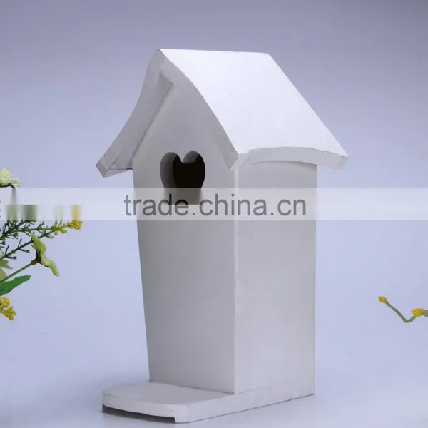 2015 Top New White Wooden Bird House,Popular Wooden Bird House,Cheap photo-2