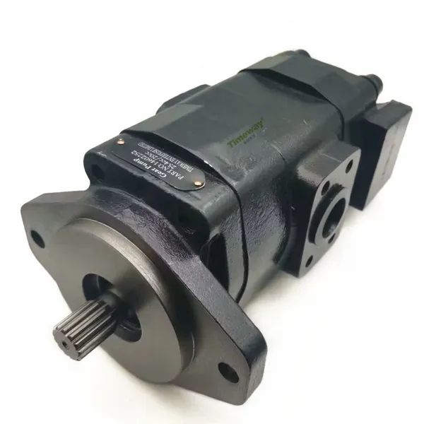 Double Gear Pump PGM 25.4-20cc Hydraulic Pump Main Control Pump for Replace PARKER PGM315