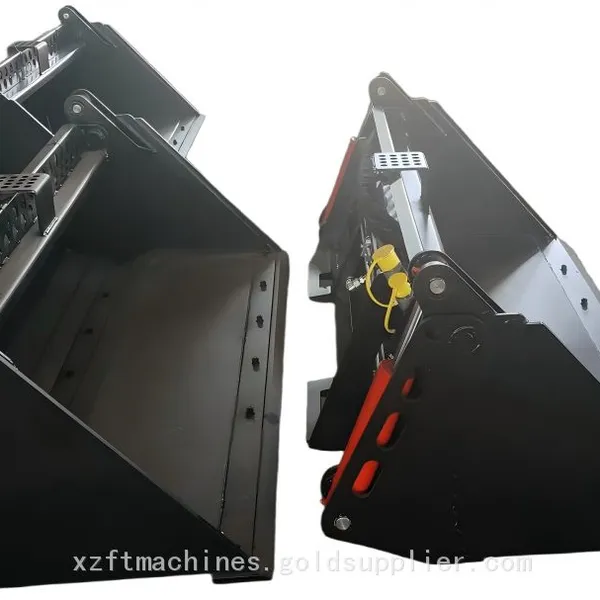 Skid Steer Loader Attachment Hydraulic Bucket 4 in 1 Buckets photo-4