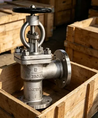 CB/T 3942-2002 Certified Marine Globe Valve - 304 Stainless Steel, ANSI Flange photo-2
