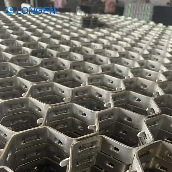 Pure Industrial Hex Steel Mesh Standard Hexagonal Cellular Metal Mesh High Temperature Resistant Widely Used photo-5