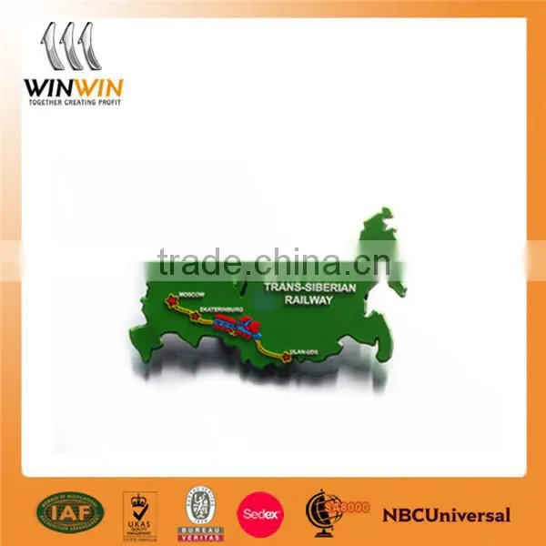 Bus Shape High Quality 3D Soft PVC Fridge Magnet for Promotion photo-2