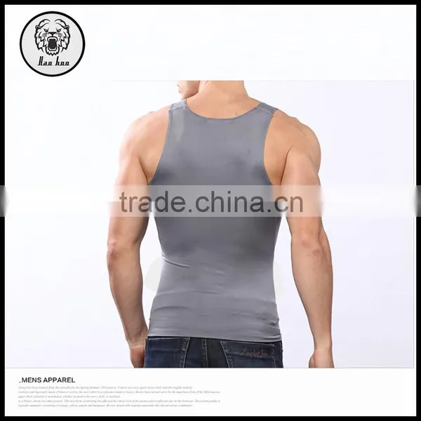 Wholesale 100% Cotton Plain Colorful Gym Singlets for Men photo-3