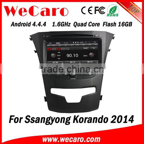 Wecaro WC-SY8067 Android 4.4.4 Car Radio 3g Dvd Gps for Ssangyong Korando 2014 With Radio 3G Wifi Playstore photo-2