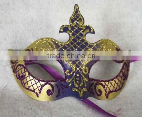 Fashion New Design Pretty Feather Masquerade Eye Party Mask Paper Party Eye Mask photo-4