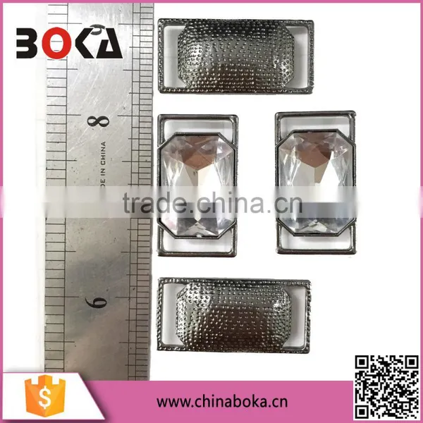 New Design Vintage Gunmetal Alloy Acrylic Rhinestone Decoration For Apparel photo-3
