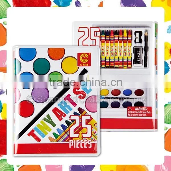 25pcs Safe Travel Paint Set Kids Colors Rainbow Art Set photo-5