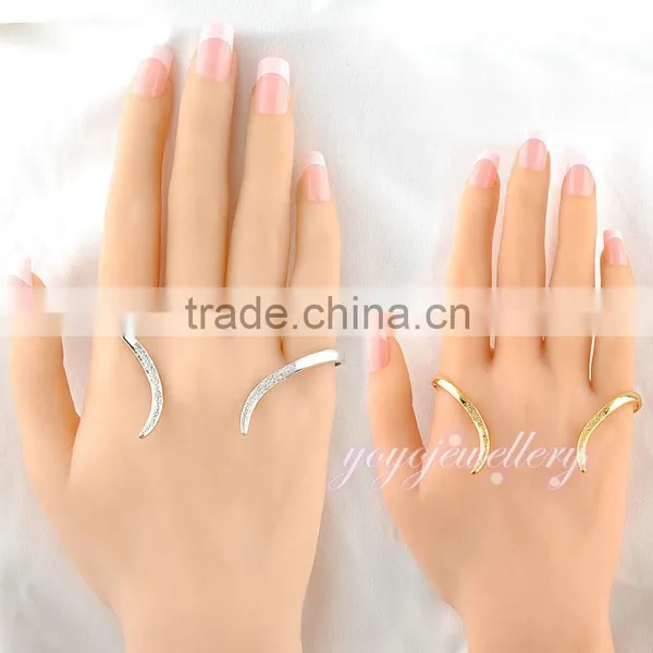 18k Gold Imitation Jewelry Bracelet Palm Cuff Bracelet photo-6