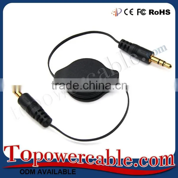 Factory Wholesale High Quality 3.5mm AUX Auxilary Cable Wire For Car photo-2
