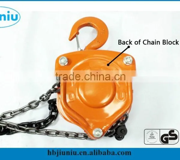 Colorful Snatch Block Chain Manual Chain Block 5 Ton Chain Pulley Block photo-3