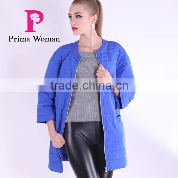 Spring New Product 2016 Medium And Long Women Clothes Round Collar Apparel Quality Choice photo-5