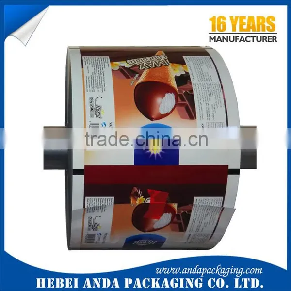 Printing Packaging Pouch for Ice Cream Bar/Ice Lolly Wrapping Film Roll/popsicle Plastic Bag photo-3