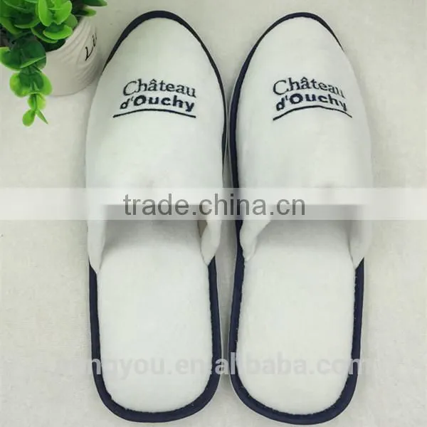2015 New Design Japanese Style Close Toe Velour Indoor Slipper