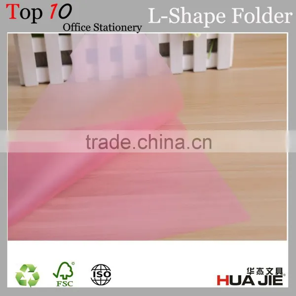 Business Stationery PP Material L Shape File Folders photo-5