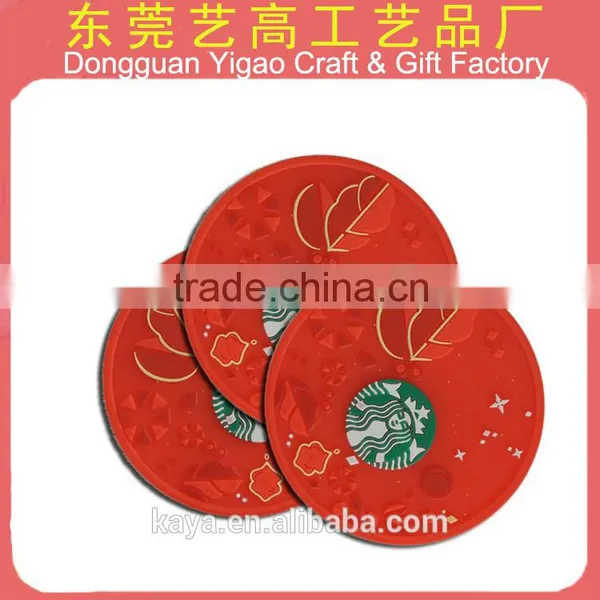 Factory Personalize Silicone Rubber Cup Mat photo-2