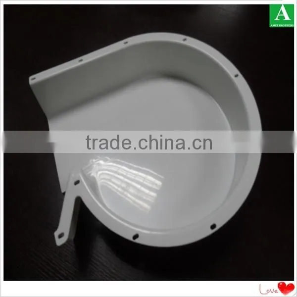 Customized Vacuum Forming White Plastic Machine Cover photo-3