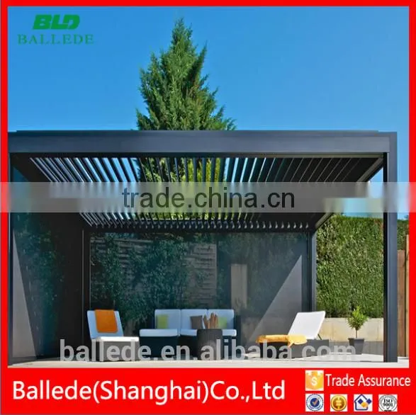 Aluminium Automatic Motorised Weatherproof Louvre Roof photo-5