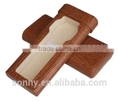 Brown Leather Wholesale Watch Case photo-3