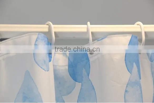 New Design Soft PEVA Shower Curtain Waterproof Bath Curtain photo-2