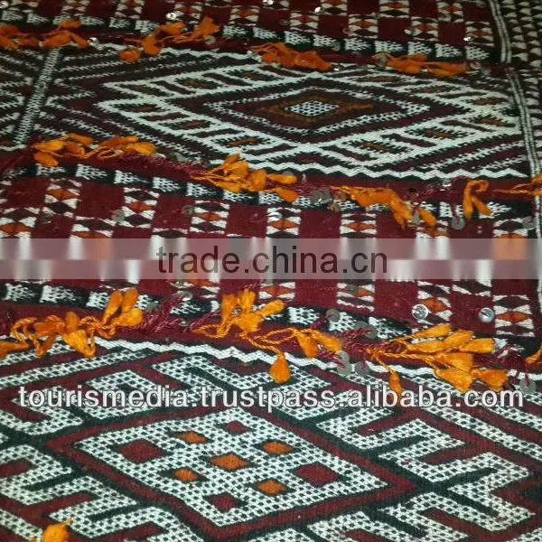 Vintage moroccan berber Hand woven Kilim rug 347cm x 195cm