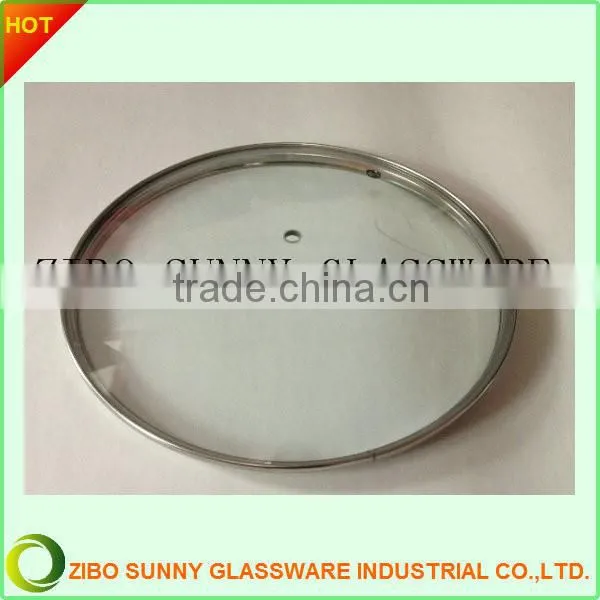 G Type Round Tempered Glass Lid