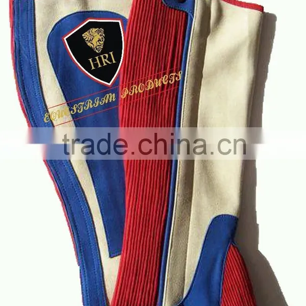Amara Half Chaps / Horse Riding Half Chaps / Horse Riding Multi Color Half Chaps/Gaiters