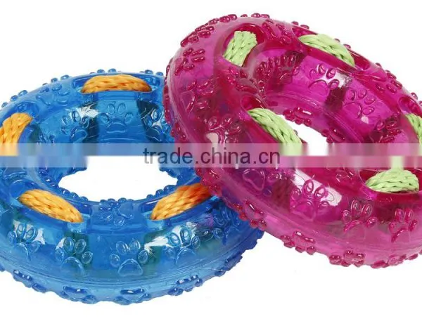Pet TPR Tyre Toy With Rope New Design Dog Toy photo-5