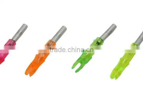 New Arrivel 6.30mm Light Nock for Carbon/ Fiberglass Shafts Compound Light Nock PE Archery Arrow Nock photo-3