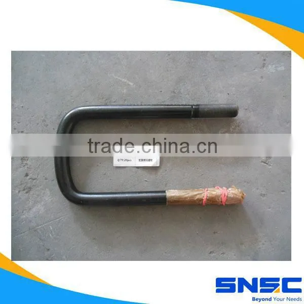Howo dump truck parts,Front spring U-bolt ,Sinotruck parts, Howo truck U-bolt, Spring bracket rear-right, 199014520238