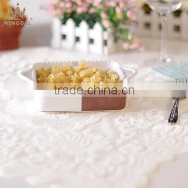 Ceramic Simple Design Square Bakeware photo-2