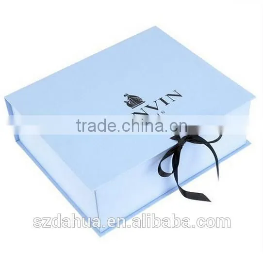 custom cardboard book shape gift box with ribbon bow/ book shape gift package box/ book shape gift packaging box wholesale