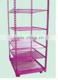 Metal Slider Flower Cart Trolley and Rack photo-5