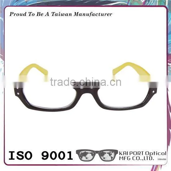 Color Combination and Silver Pins Decoration Eyeglasses photo-3