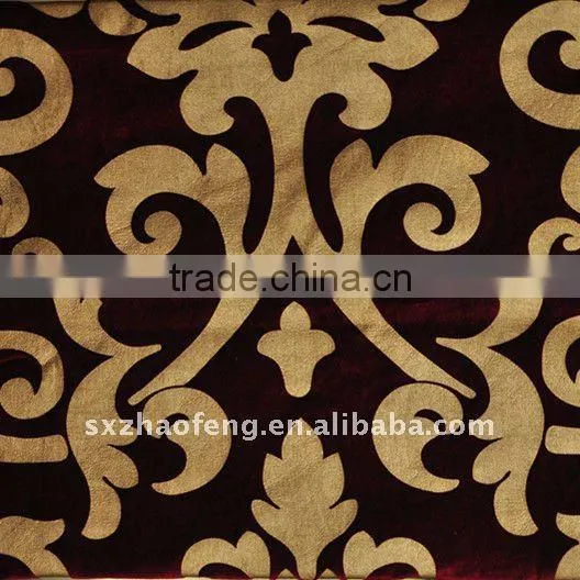 Woven Flashing Slub Rayon Velvet Fabric for Upholstery photo-4