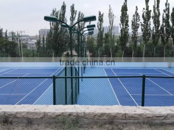 SI PU Sports Flooring for Badminton Court, Tennis Court, Basketball Court photo-2