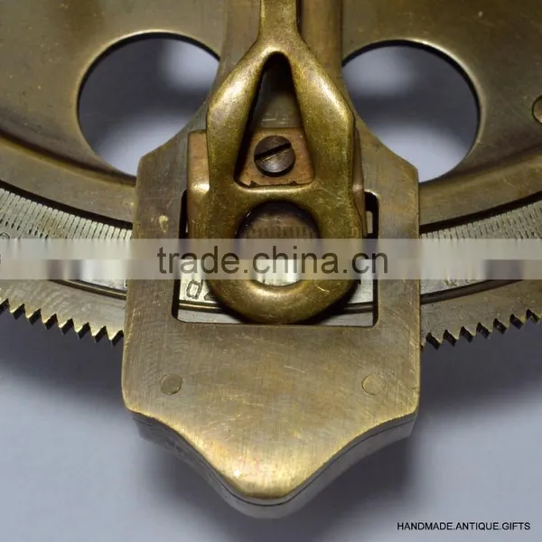 Brass Handmade Vintage Sextant - 3 Inch Sextant - Promotional Gift Sextant 1032 photo-5