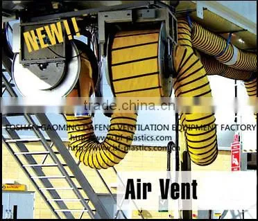 8'' x 4m SGS Certified Anti Flaming Strong PVC Flexible Air Conditioning Duct photo-4